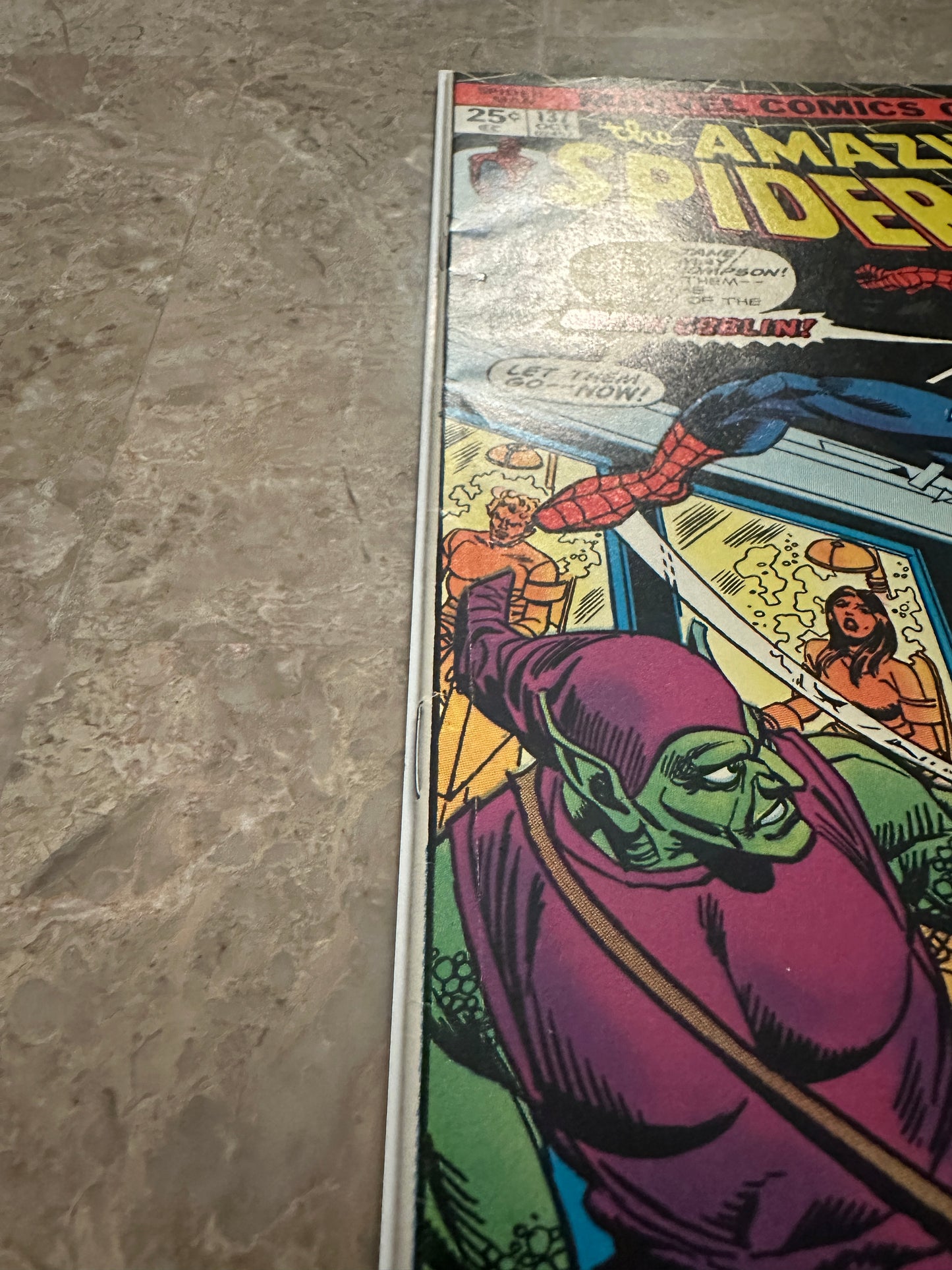 Amazing Spider-Man #137 VF- 7.5 (Marvel Comics 1974)