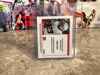 Ahmad Hardy 2026 Leaf Pro Set Metal Football 1989 Mini Auto Red 1/1
