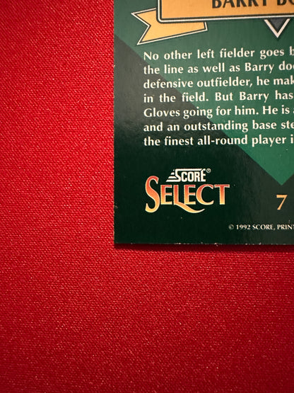 1993 Score Select STARS #7 Barry Bonds - Dufex Insert - Giants - NM/MT