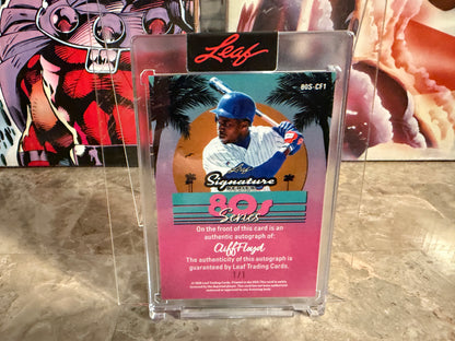 Cliff Floyd 2026 Leaf Signature Series 80s Series Auto 1/1