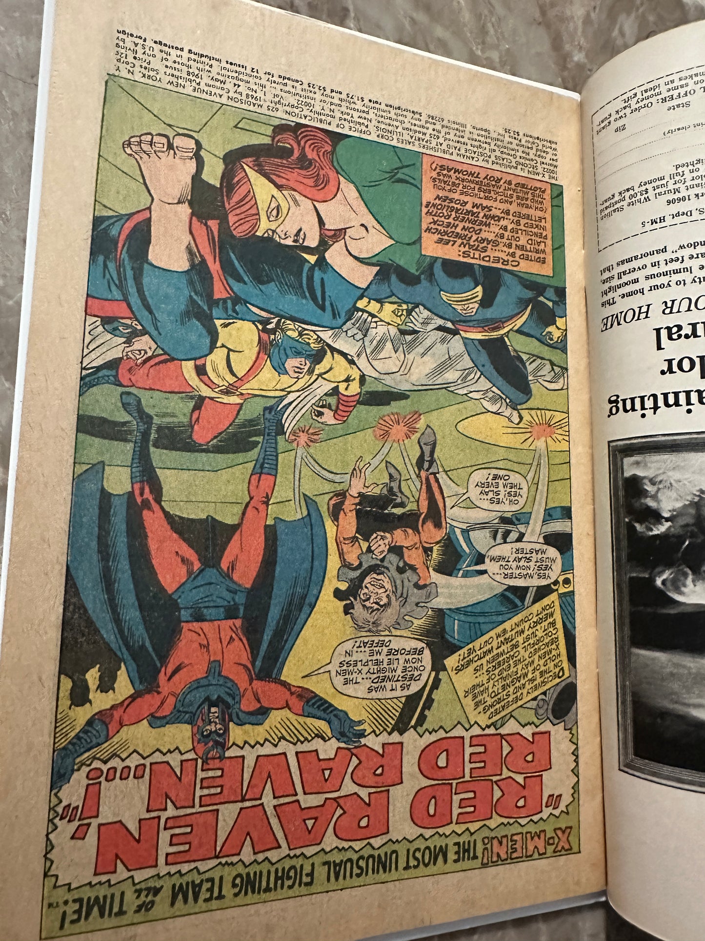 X-Men #44 FN- 5.5-6.0 (1968 Marvel Comics)