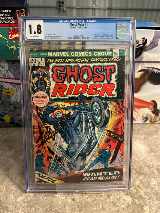 Ghost Rider #1 CGC 1.8 (Marvel 1973)