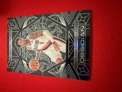 Anfernee Simons 2024-25 Panini Obsidian Basketball Base #19