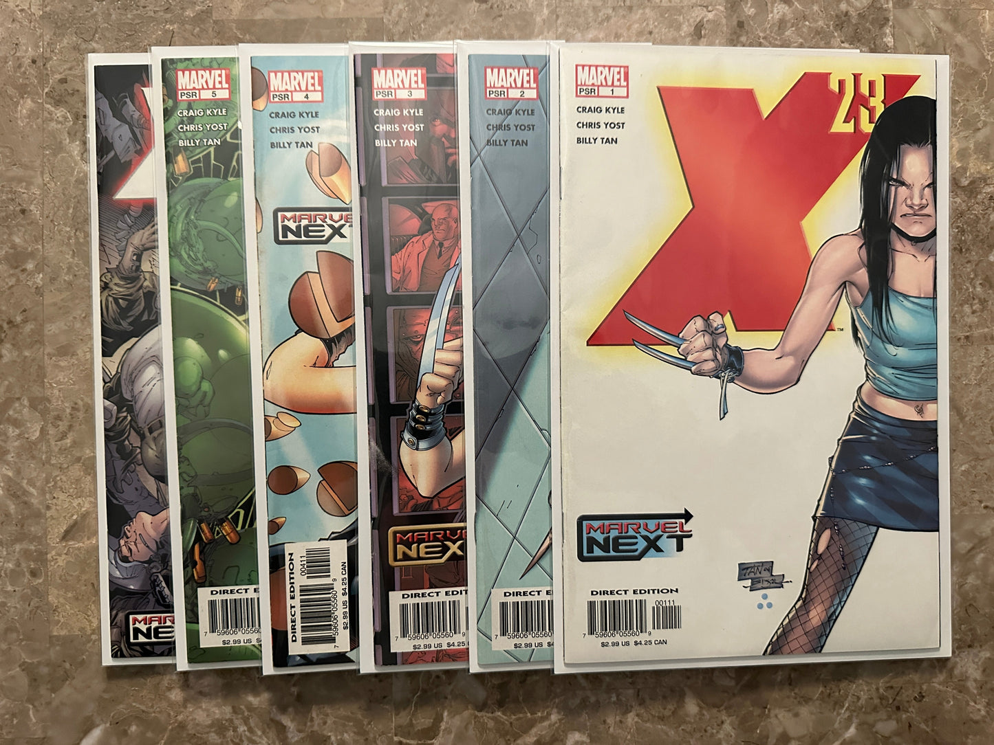 X-23 #1-6 Full Set Higher Grade (Marvel 2005)