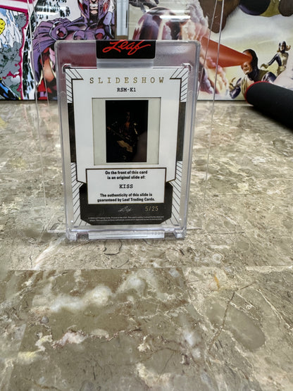 2026 Leaf Slideshow Metal /25 Kiss Encased Rock Slides Gene Simmons Demon