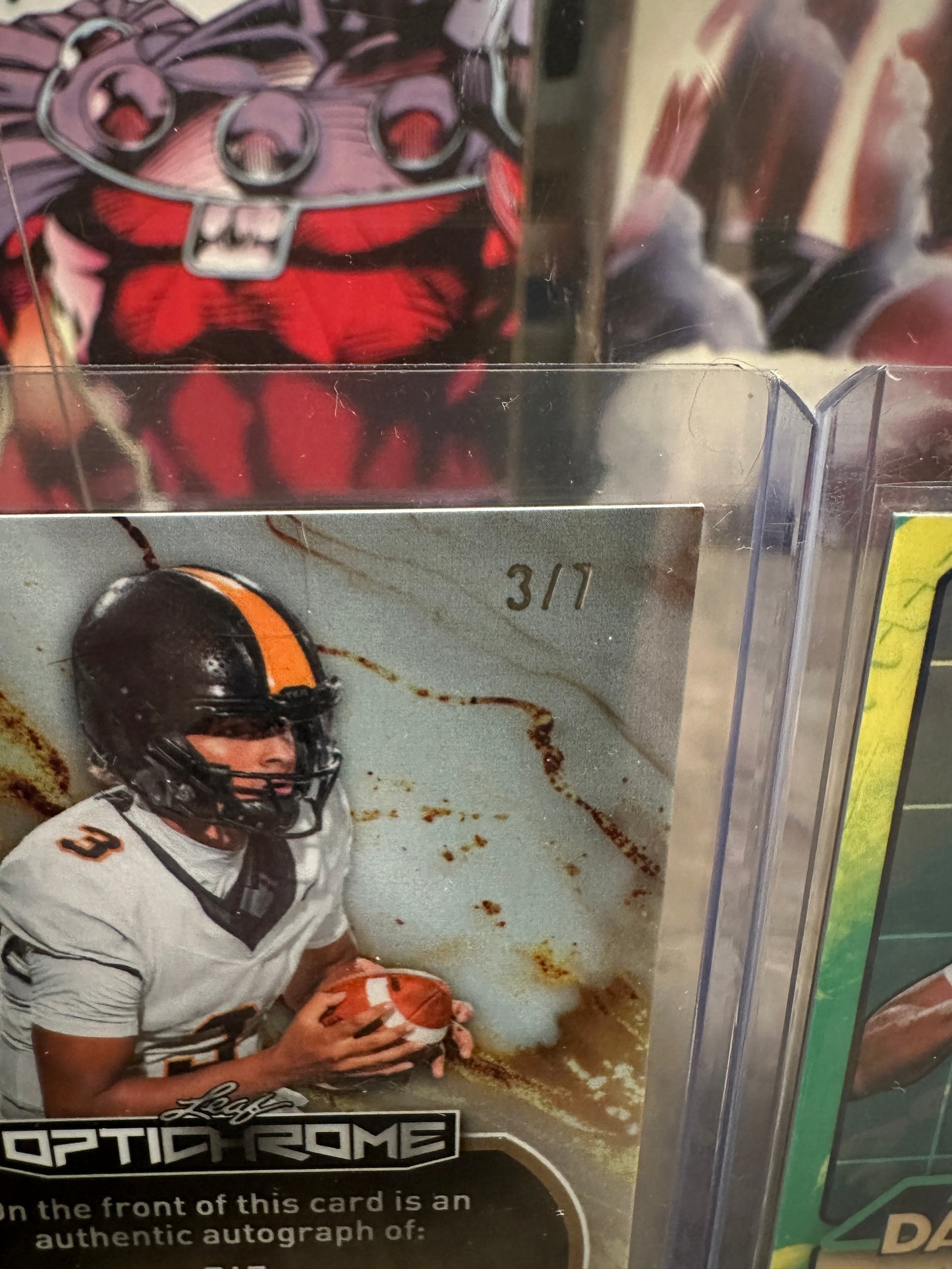 Dia Bell 2026 Leaf Optichrome Purple AUTO /7 & Leaf Metal Silver /12 Texas QB Lot