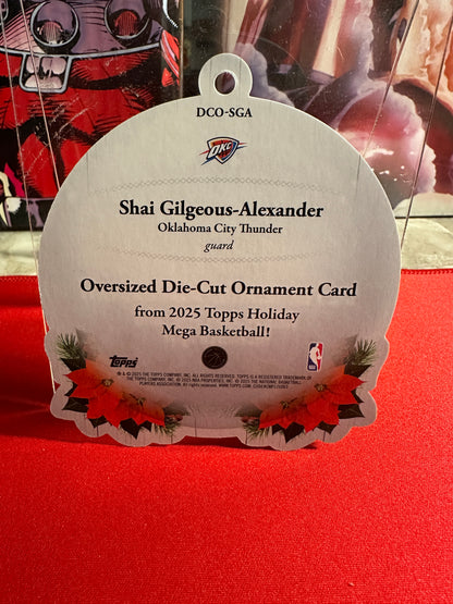 2025-26 Topps Holiday Basketball RC Ornament Lot - Knueppel, SGA, Giannis