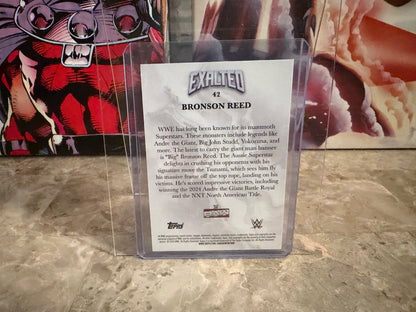 Bronson Reed 2026 Topps Exalted WWE Exalted Base Aqua /99 #42
