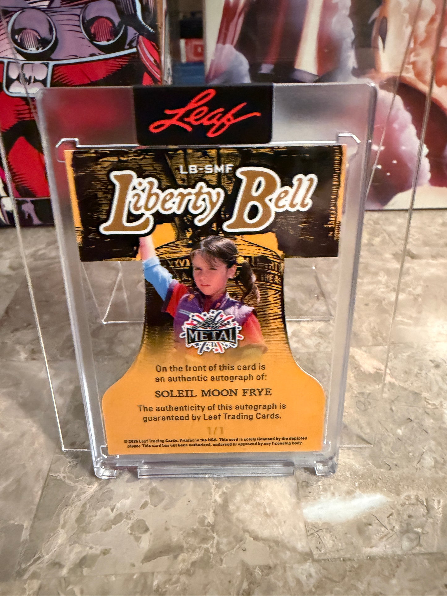 Soleil Moon Frye 2026 Leaf Metal Independence Day Liberty Bell Auto 1/1