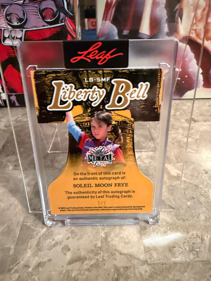 Soleil Moon Frye 2026 Leaf Metal Independence Day Liberty Bell Auto 1/1
