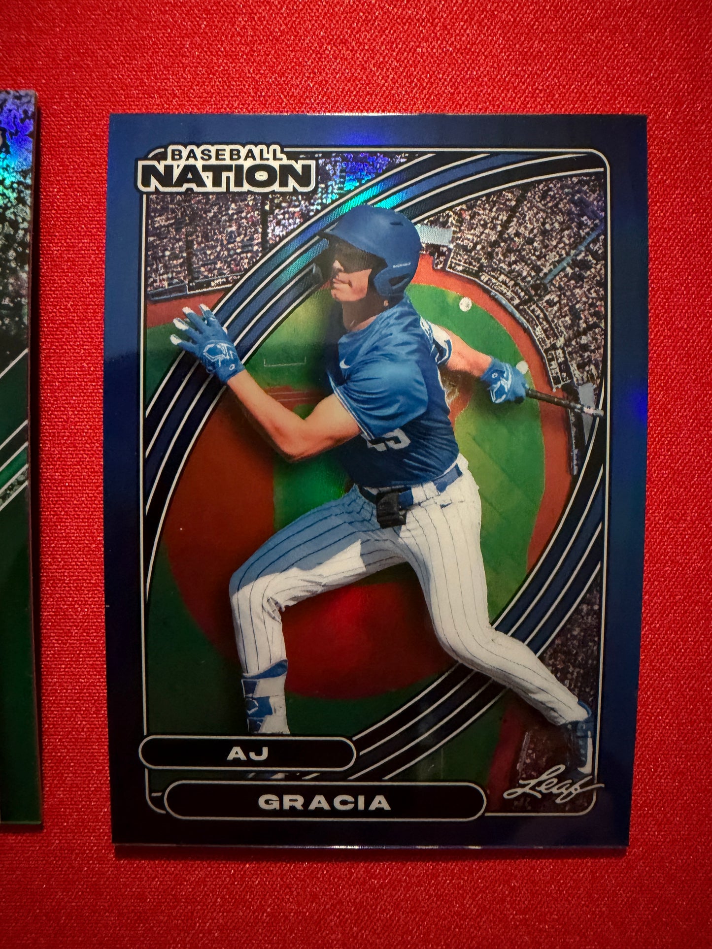 AJ Gracia 2026 Leaf Baseball Nation Base Diamond Studs 3-Card Lot
