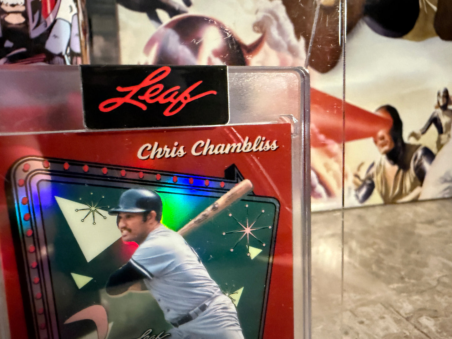 Chris Chambliss 2026 Leaf Signature Series 50s Series Auto Red Prismatic 1/1