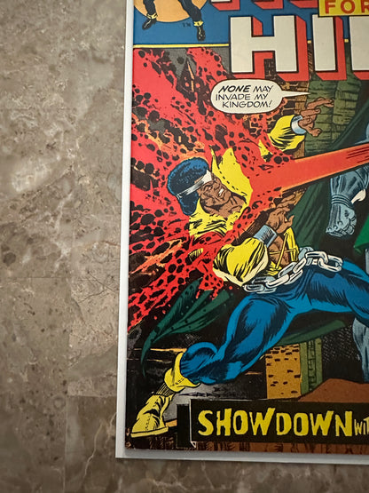 Hero for Hire #9 High Grade VF 8.0 (Marvel Comics 1973) - Doom cover