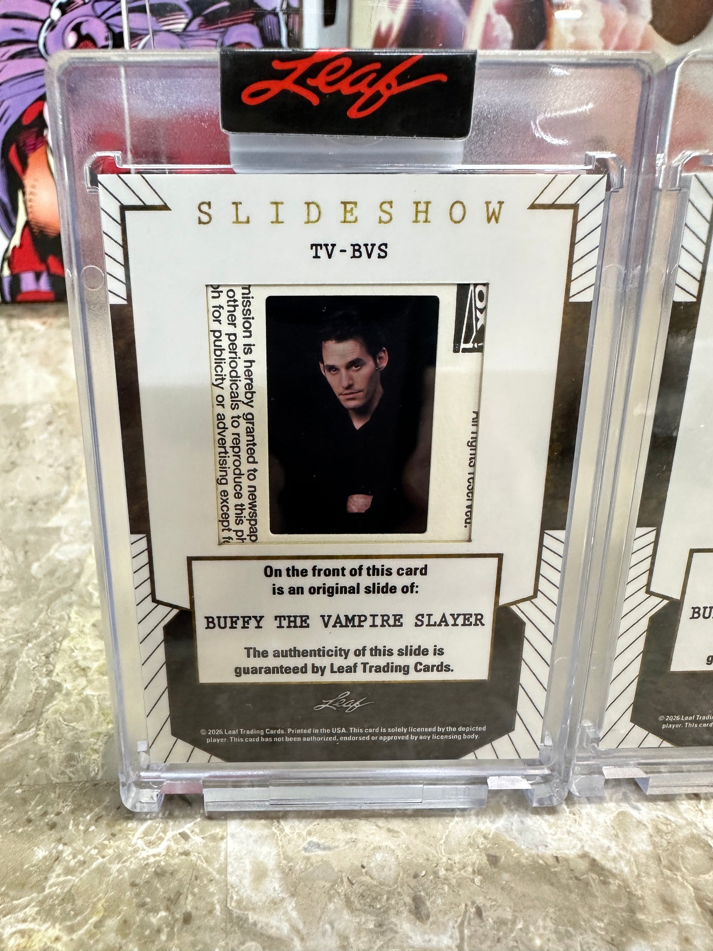 2026 Leaf Slideshow BUFFY THE VAMPIRE SLAYER Metal /25 ANGEL Giles Xander LOT