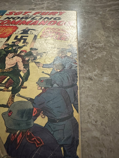 Sgt Fury #9 VG- 3.5 (Marvel Comics 1964)