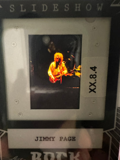 2026 Leaf Slideshow JIMMY PAGE Led Zeppelin Metal /25 + 3 Base 4-Slide LOT