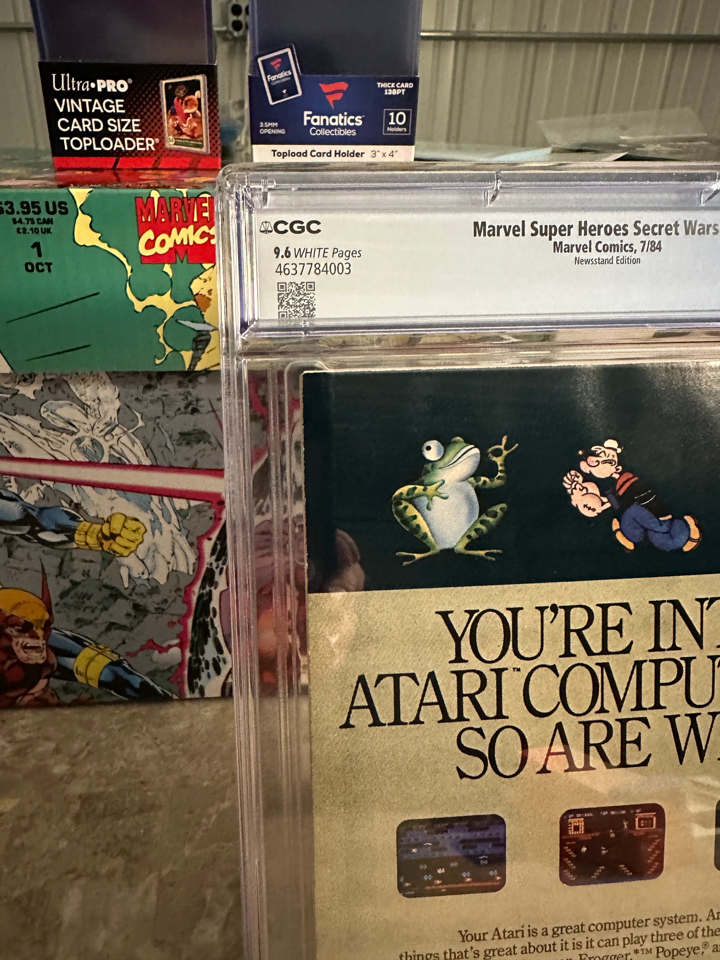 Marvel Super-Heroes: Secret Wars #3 Newsstand CGC 9.6 WP (1984) - New Case