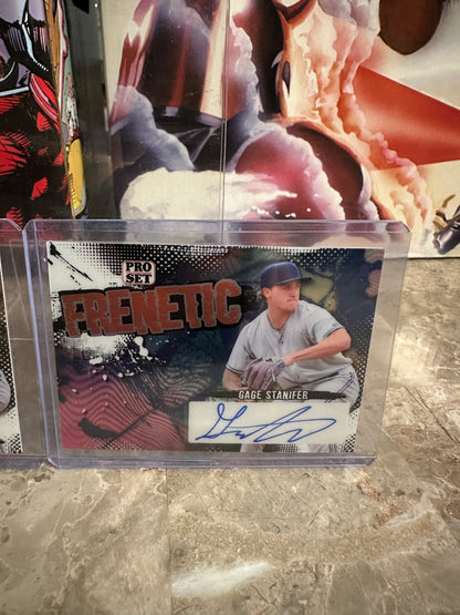 Gage Stanifer 2026 Leaf Pro Set Frenetic 1/1 Super Gold & Blue AUTO /10 LOT