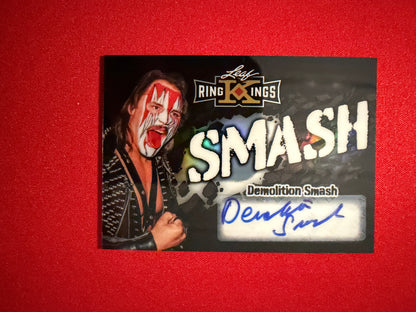 Demolition Smash 2026 Leaf Metal Ring Kings Smash Auto Black /10