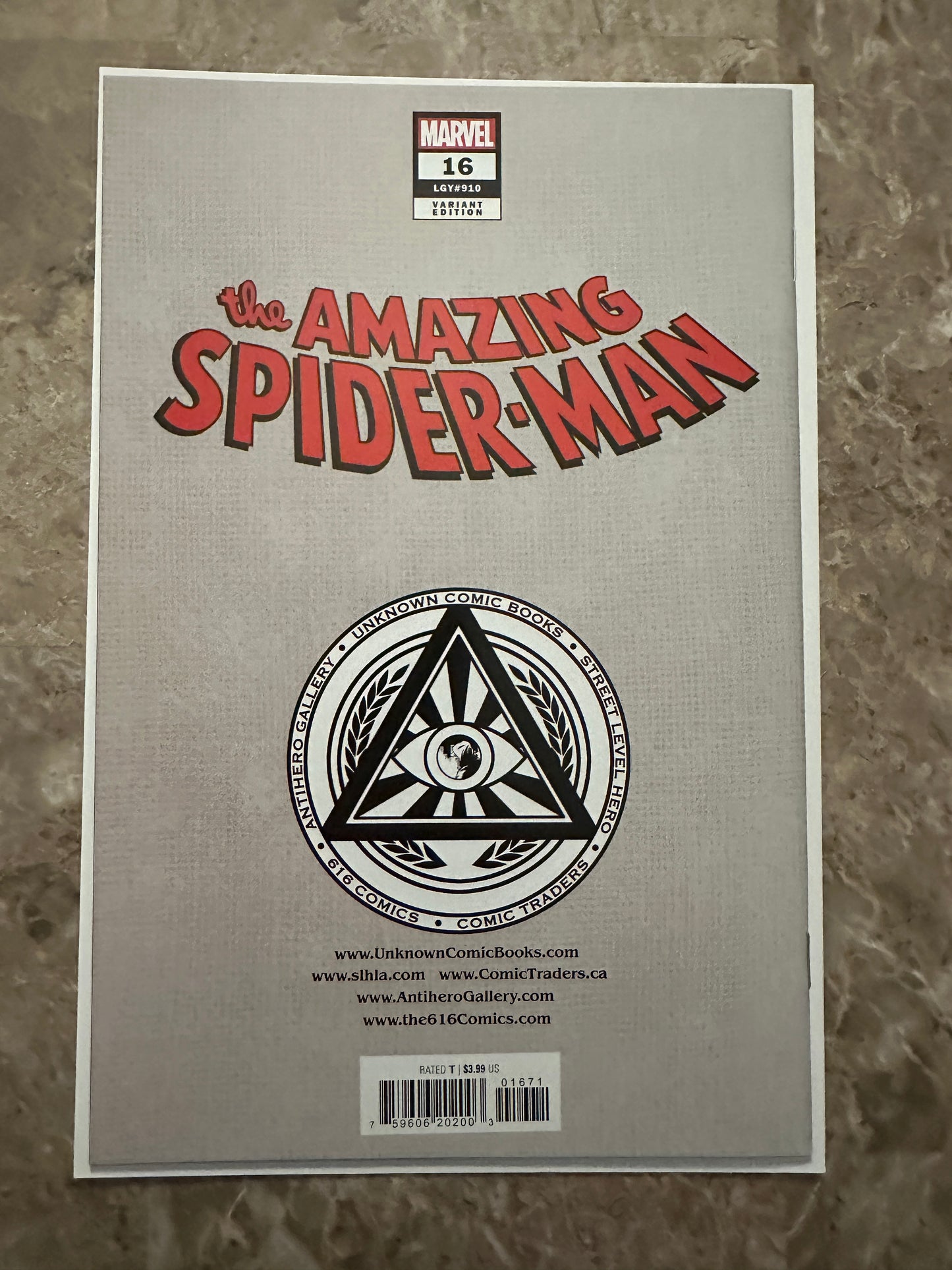 Amazing Spider-Man #16 Comics Illuminati Exclusive NM+ 9.6 (Marvel 2023)