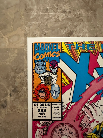 Uncanny X-Men #282 FN+ 6.5 (1991 Marvel Comics) - Appears High Grade