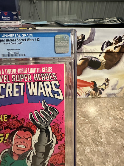 Marvel Super-Heroes: Secret Wars #12 Newsstand CGC 9.4 WP (1984) - New Case