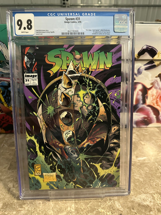 Spawn #31 CGC 9.8 (Marvel 1995) - Brand New Case