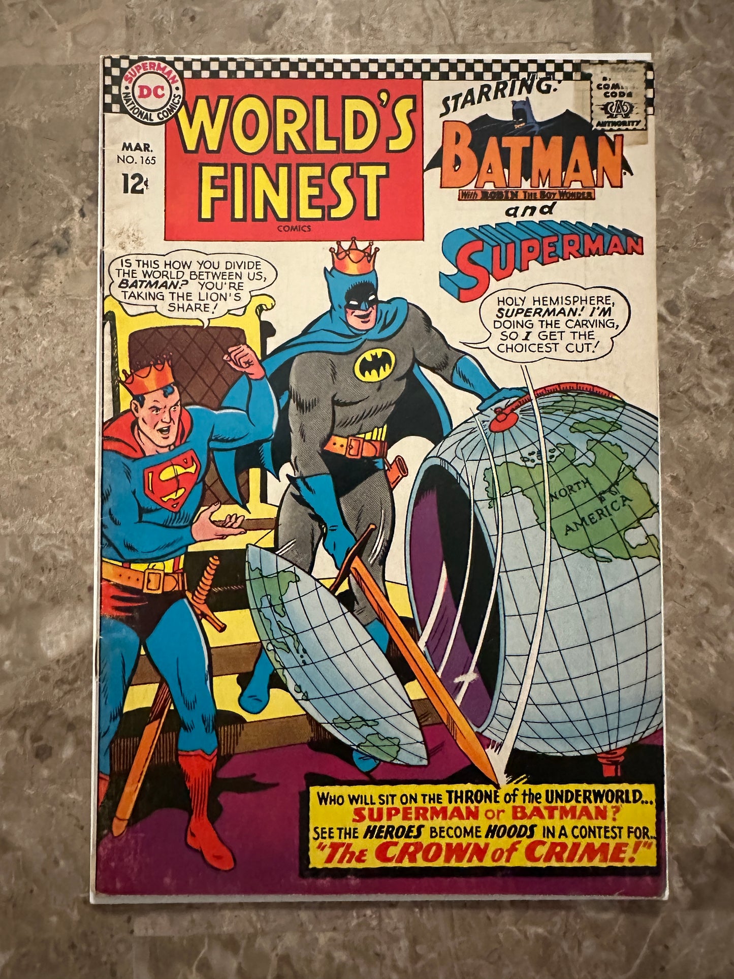 World's Finest #165 VG+ 4.5 (DC Comics 1967)