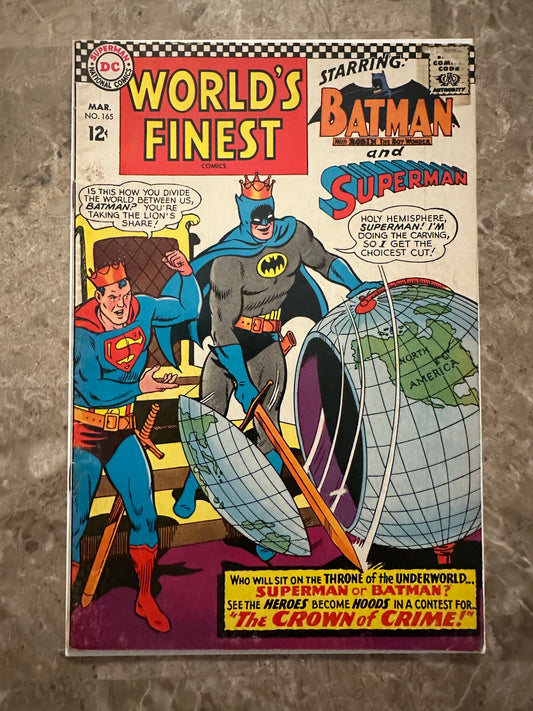 World's Finest #165 VG+ 4.5 (DC Comics 1967)