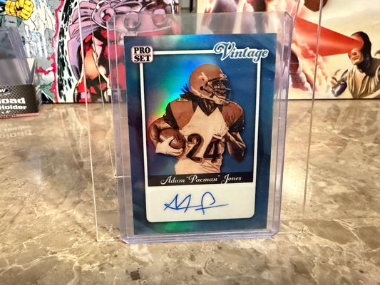 2026 Leaf Pro Set Metal Football Adam Packman Jones Vintage Auto 8/8 Bookend