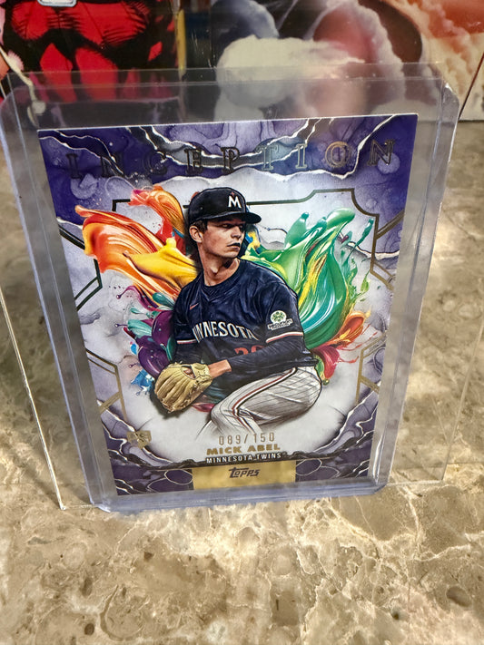 2025 Topps Inception Mick Abel RC Rookie Card Purple /150
