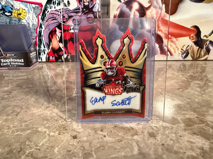 2026 Leaf Metal Football Elijah Sarratt Scoring Kings Auto Red Flood Super Prismatic 1/1