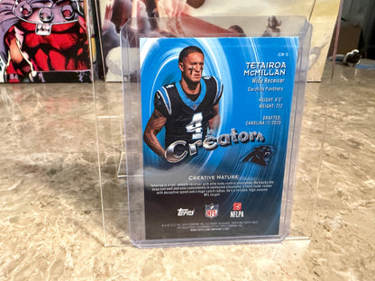 2025 Topps Finest Football Creators Tetairoa McMillan /75 CR-5