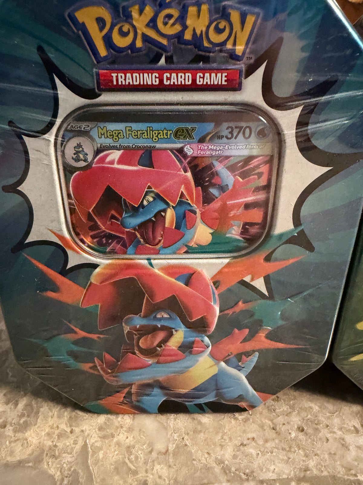 Pokémon TCG: Mega Evolution – Ascended Heroes Tin Set - Feraligatr & Meganium
