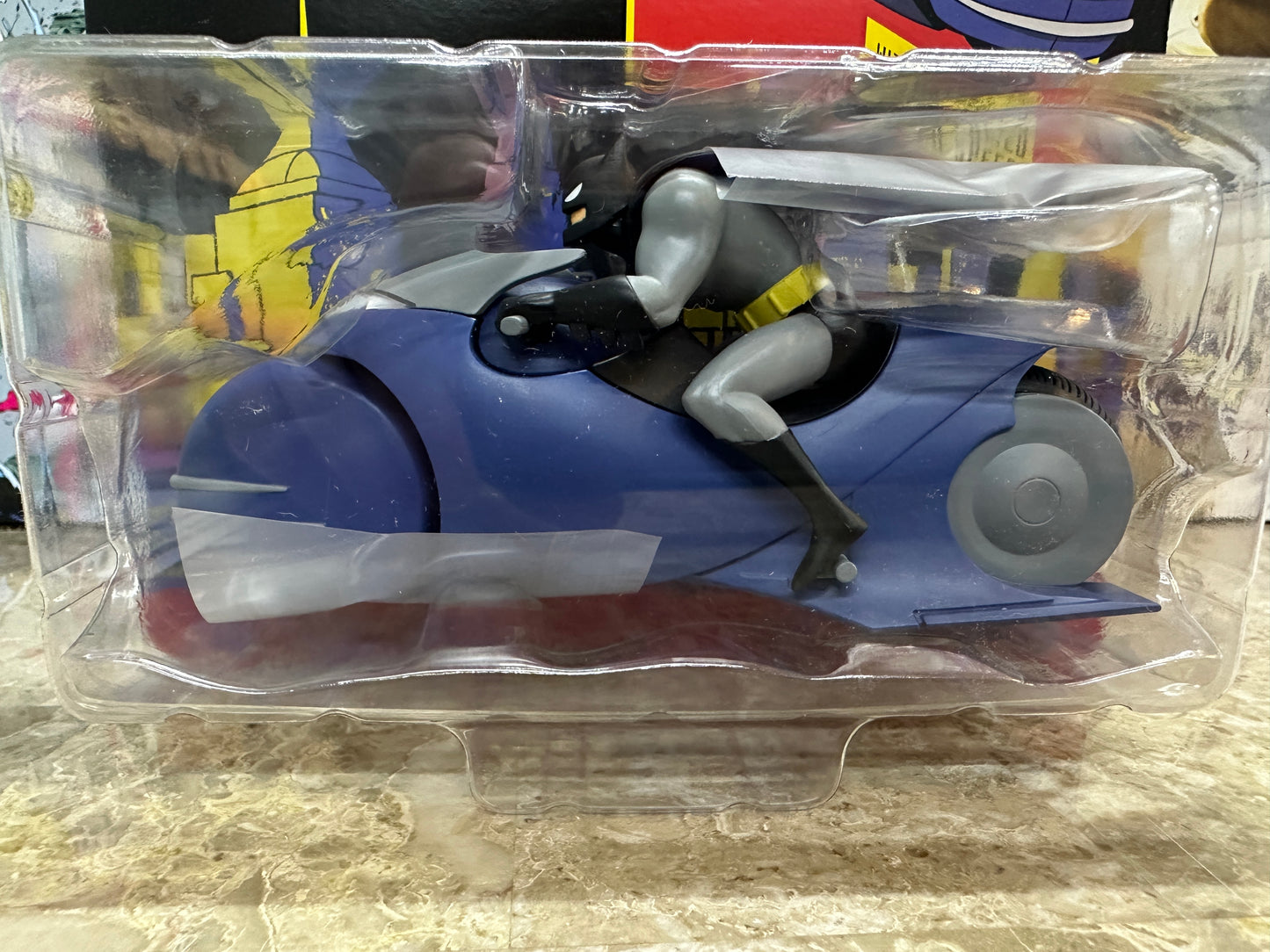 Batman: The Animated Series Batcycle 5 Point Figure Set