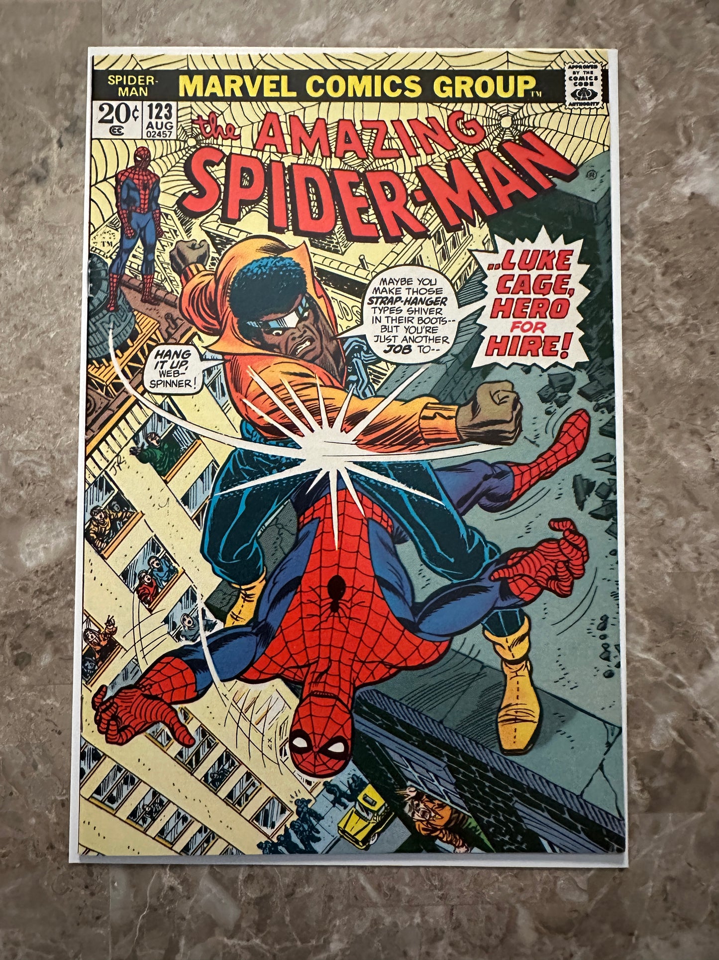 Amazing Spider-Man #123 VF+ 8.5-9.0 (Marvel Comics 1973)