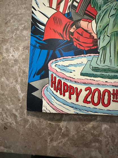 (Copy) Captain America's Bicentennial Battles FN 6.0 (1976 Marvel Treasury) - Unpressed