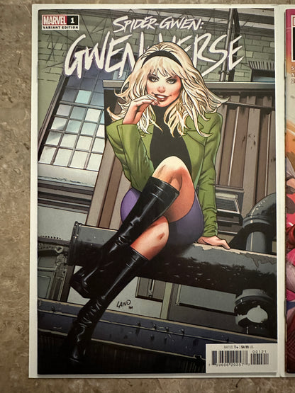 Spider-Gwen: Gwenverse #1-5 Full Set High Grade (2022) - 2 #1s