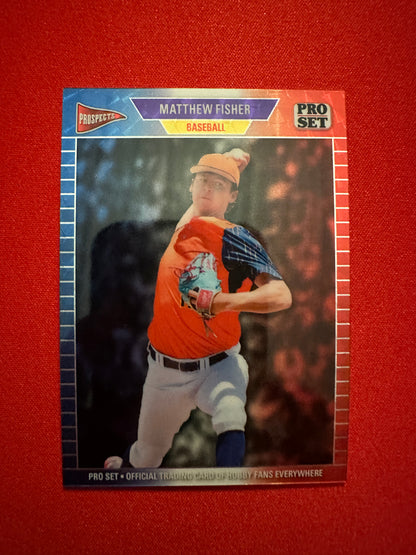 Matthew Fisher 2026 Leaf Pro Set Red White Blue Super Prismatic 1/1