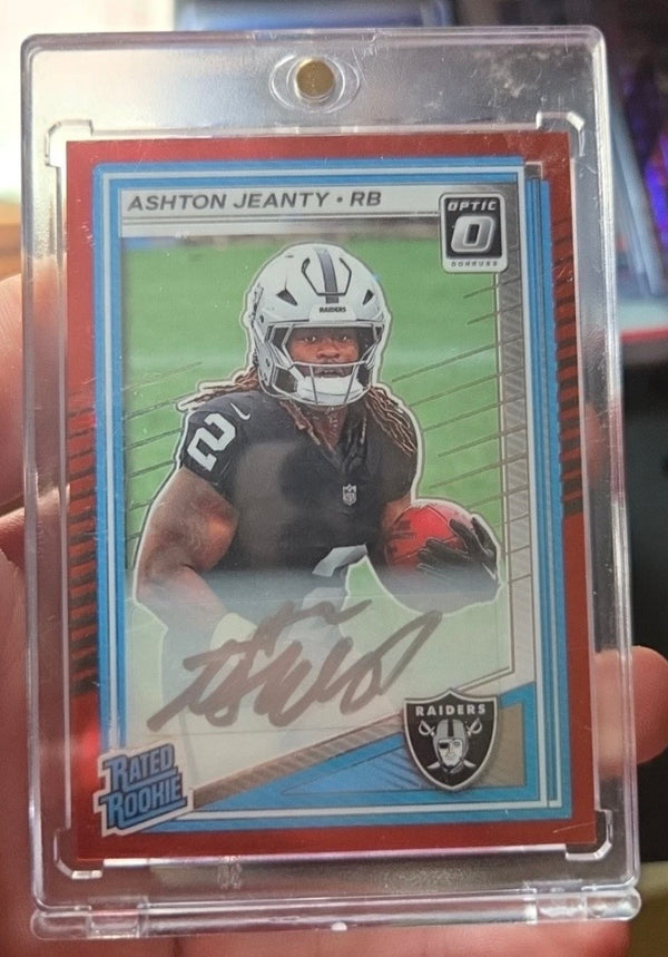 (2026/04/13) Ashton Jeanty Auto /50 2025 Panini Donruss Optic