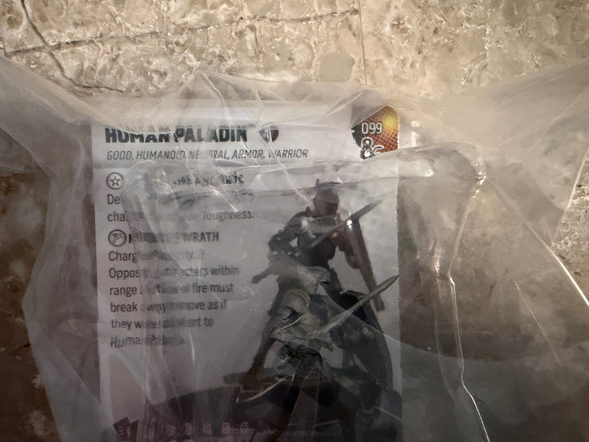 D&D HeroClix: Series One Limited Edition Human Paladin + Cards & Map OP Kit