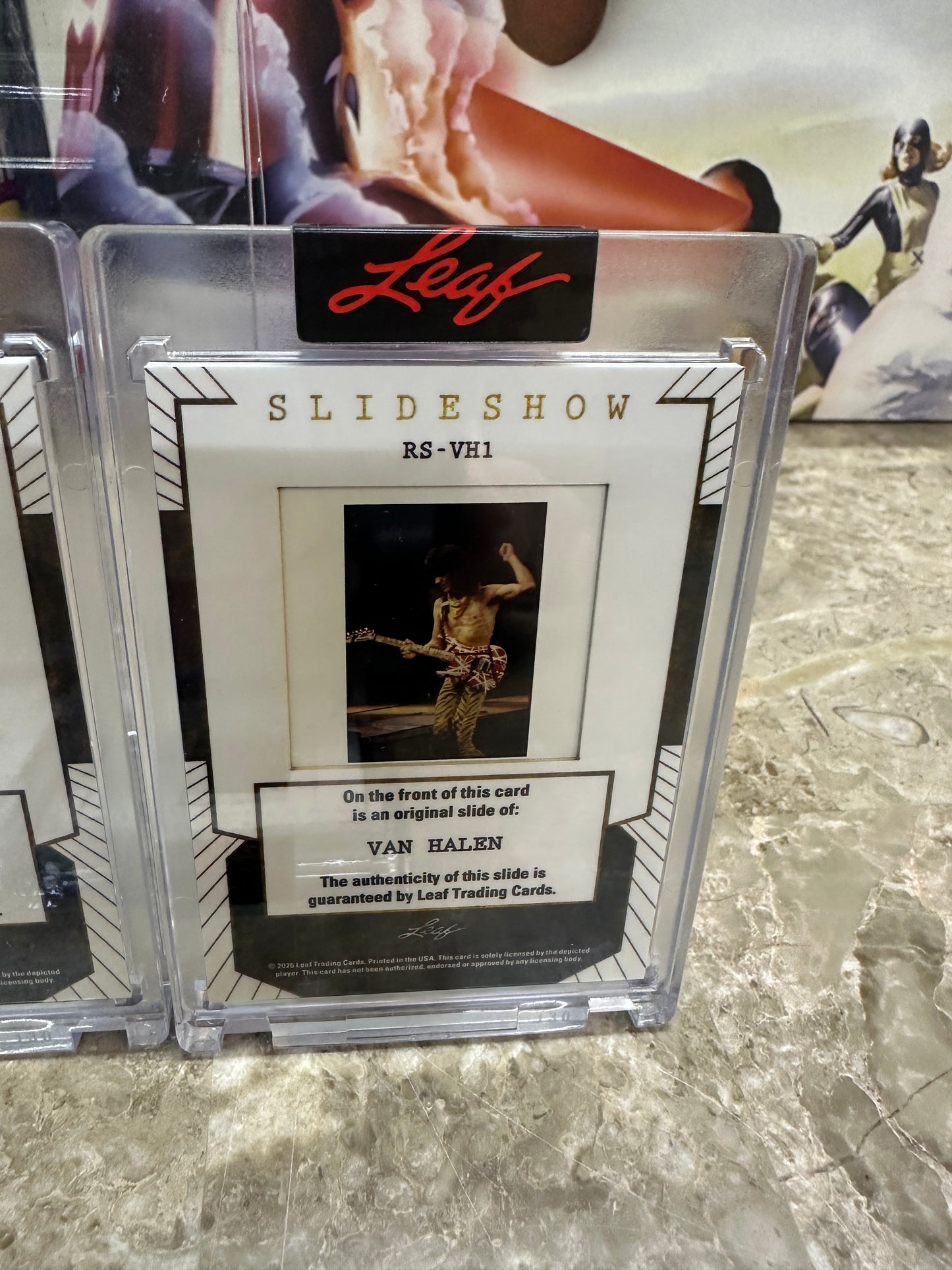 2026 Leaf Slideshow VAN HALEN 7-Slide LOT Classic David Lee Roth Era 1978-1984