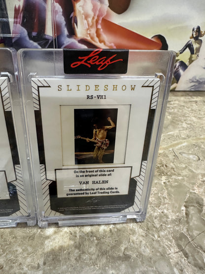 2026 Leaf Slideshow VAN HALEN 7-Slide LOT Classic David Lee Roth Era 1978-1984
