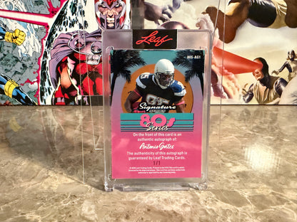 Antonio Gates 2026 Leaf Signature Series 80s Series Auto Blue 1/1