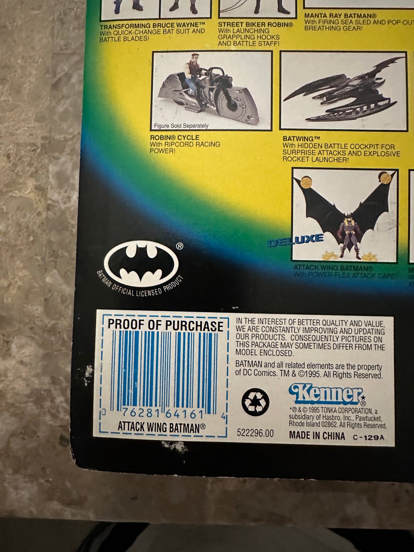 Batman Forever Deluxe Attack Wing Batman (Kenner) - New Sealed