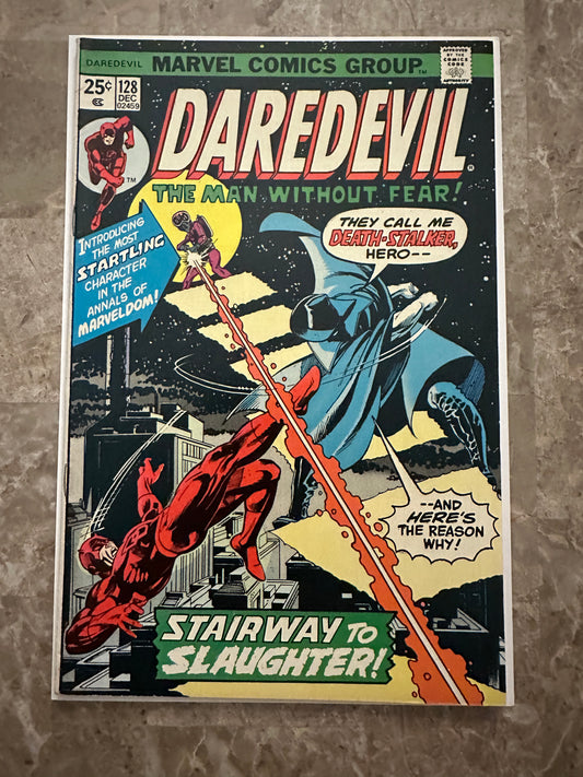 Daredevil #128 FN/VF 7.0-7.5 (1974 Marvel) - Glossy copy, sharp corners