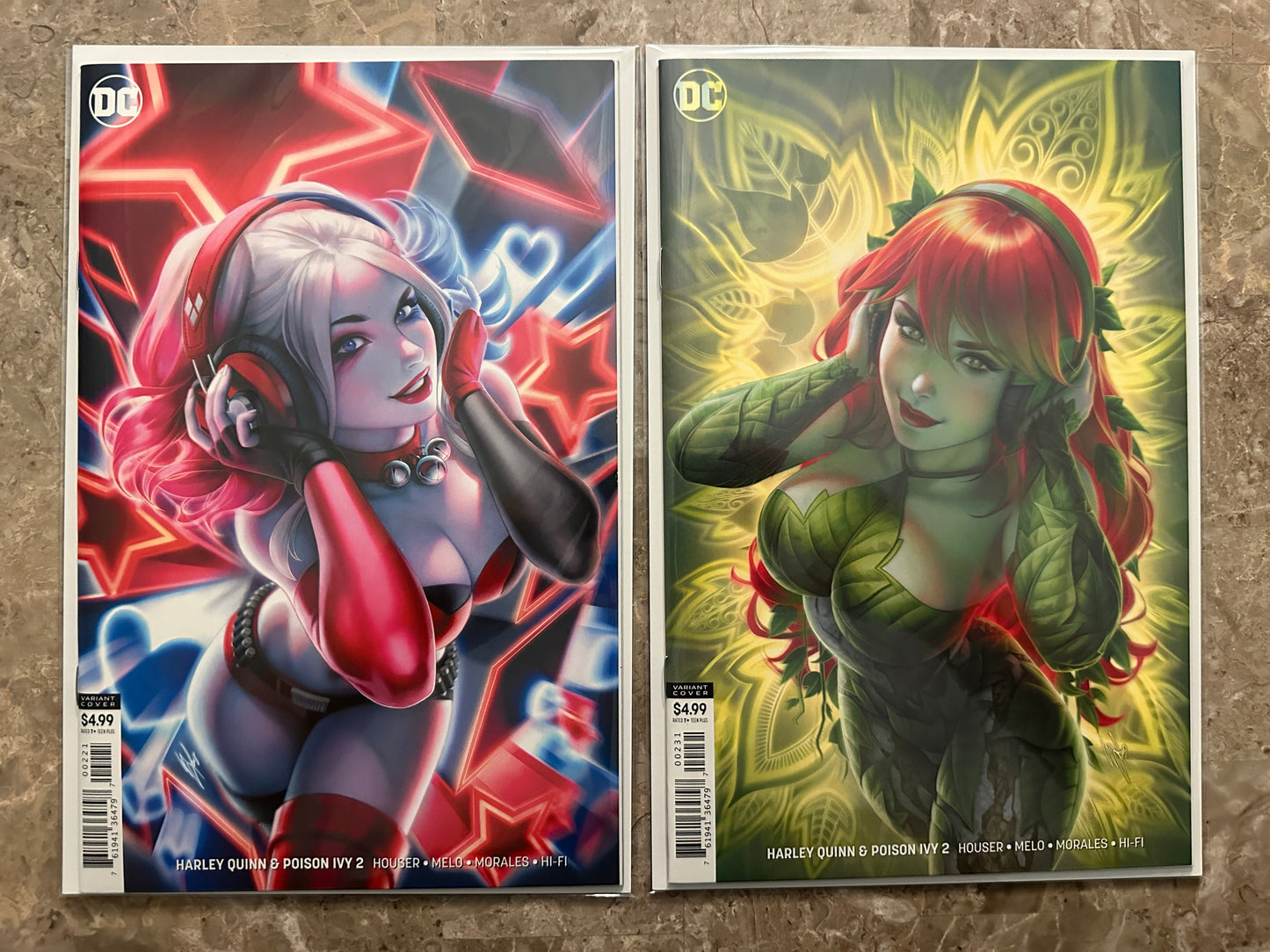 Harley Quinn and Poison Ivy #2 (DC 2019) 2x Louw Variants