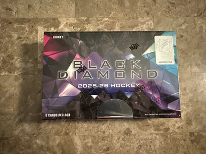 2025-26 Upper Deck Black Diamond Hockey Hobby Box - Sealed