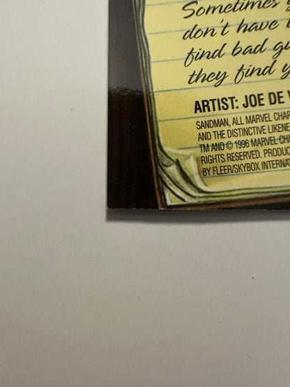 Sandman #67 (1996 Marvel Fleer Spider-Man Premium) - High grade