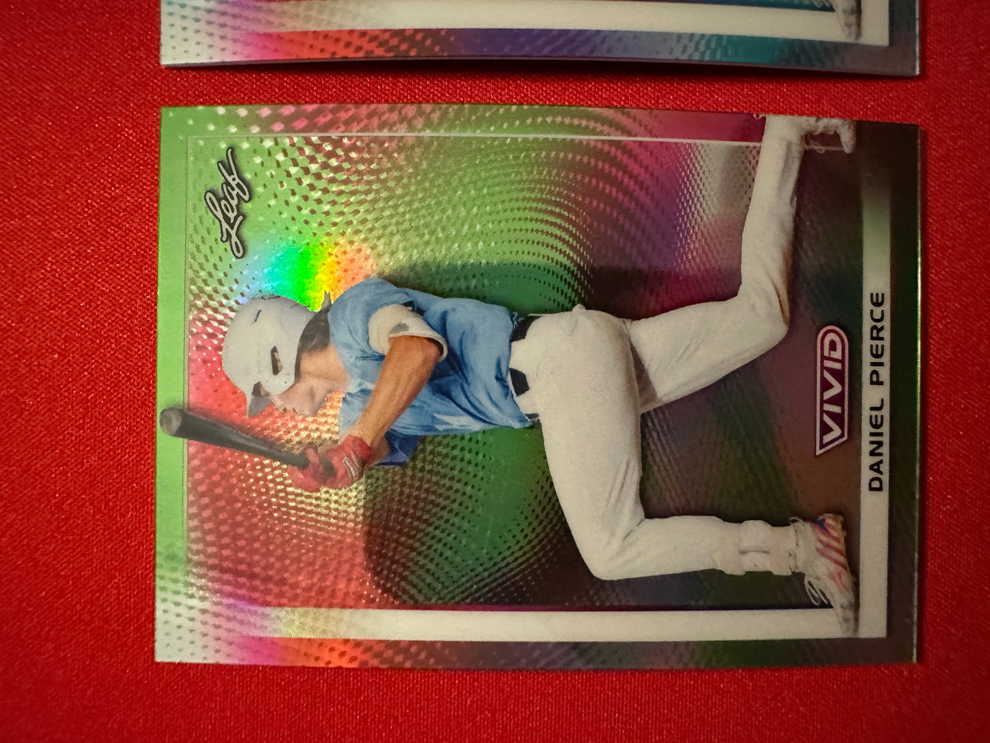 Daniel Pierce 2026 Leaf Vivid Baseball Two-Card Premium Retail Lot
